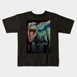 Raptor - Black Kids T-Shirt